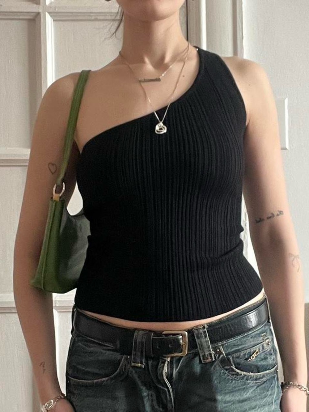Size XS Dynamite One Shoulder Tank Top